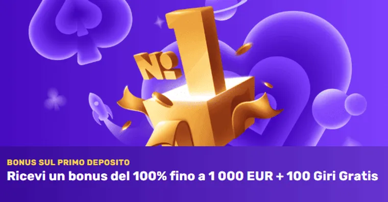Bonus sul primo deposito 100 fino a 1000 eur 100 giri gratis (1) (1)